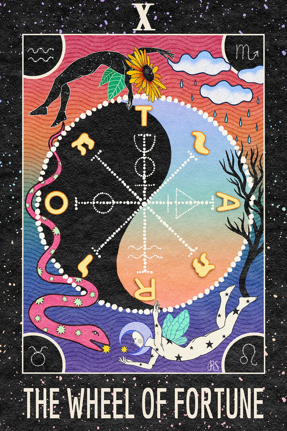 ‘The Wheel of Fortune’ Tarot Art Print