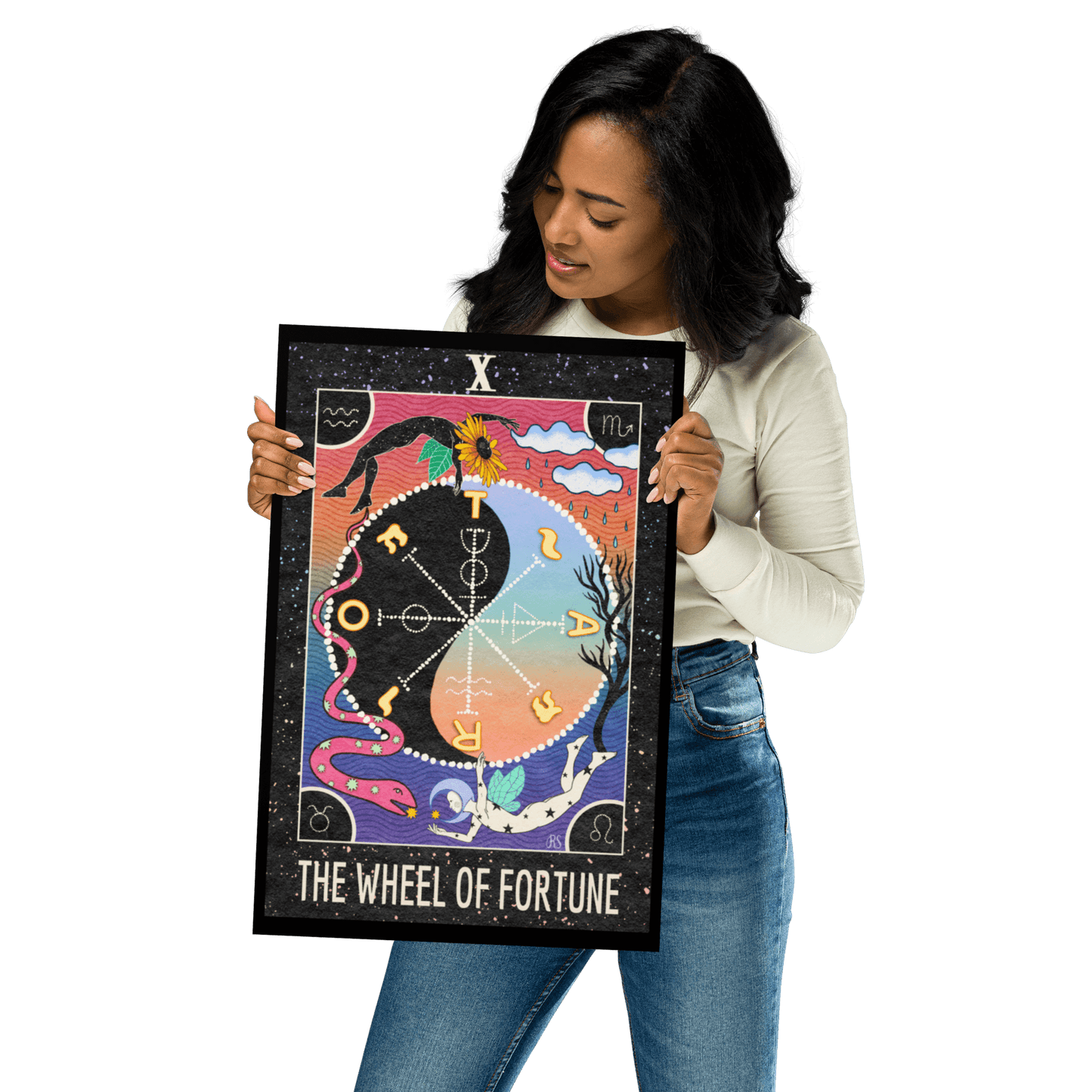 ‘The Wheel of Fortune’ Tarot Art Print