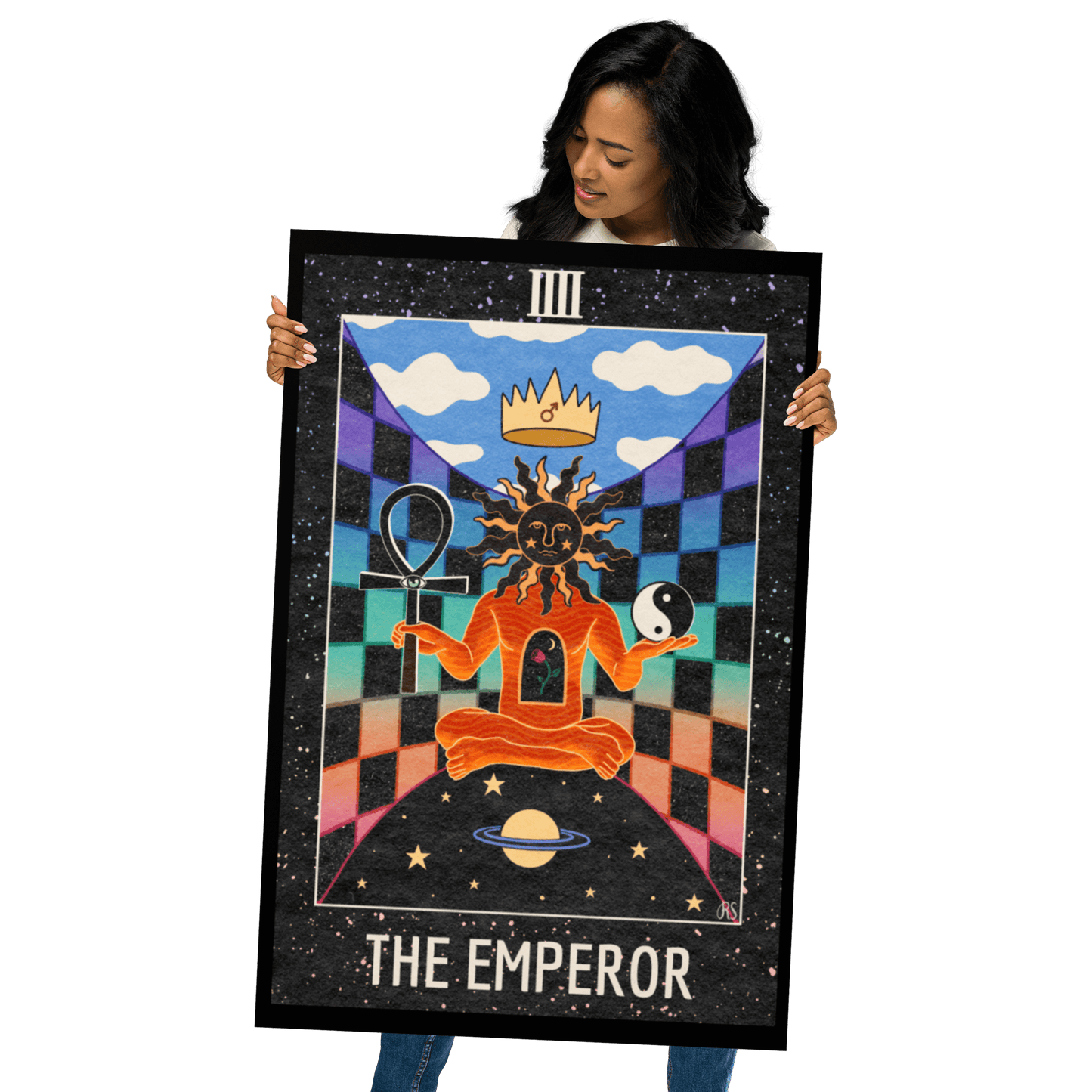 ‘The Emperor’ Tarot Art Print