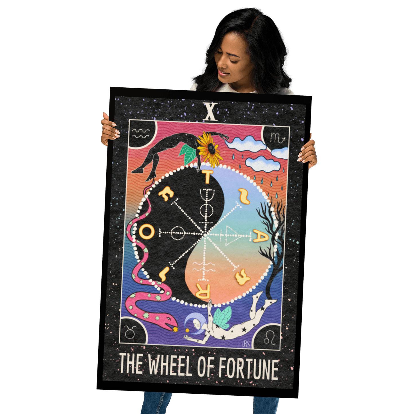 ‘The Wheel of Fortune’ Tarot Art Print