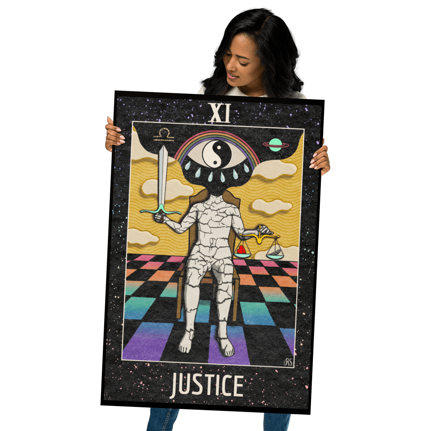 ‘Justice’ Tarot Art Print