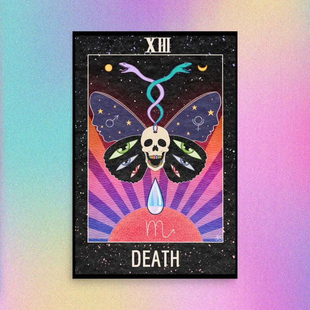 ‘The Death’ Tarot Art Print 2023 Worldwide Shipping
