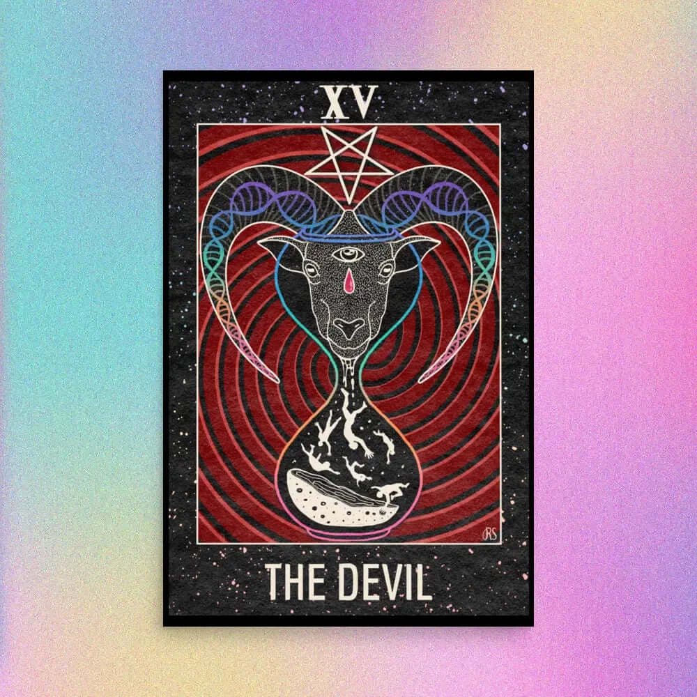 ‘The Devil’ Tarot Art Print 2023 Worldwide Shipping