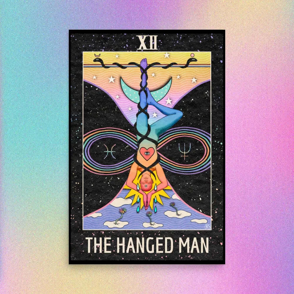 ‘The Hanged Man’ Tarot Art Print 2023 Worldwide Shipping