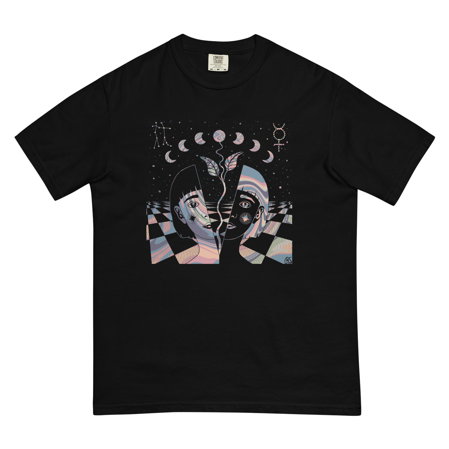 'Lunar Eclipse in Gemini' Garment-dyed heavyweight t-shirt