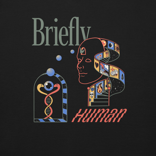 Briefly Human, Unisex Premium Sweatshirt