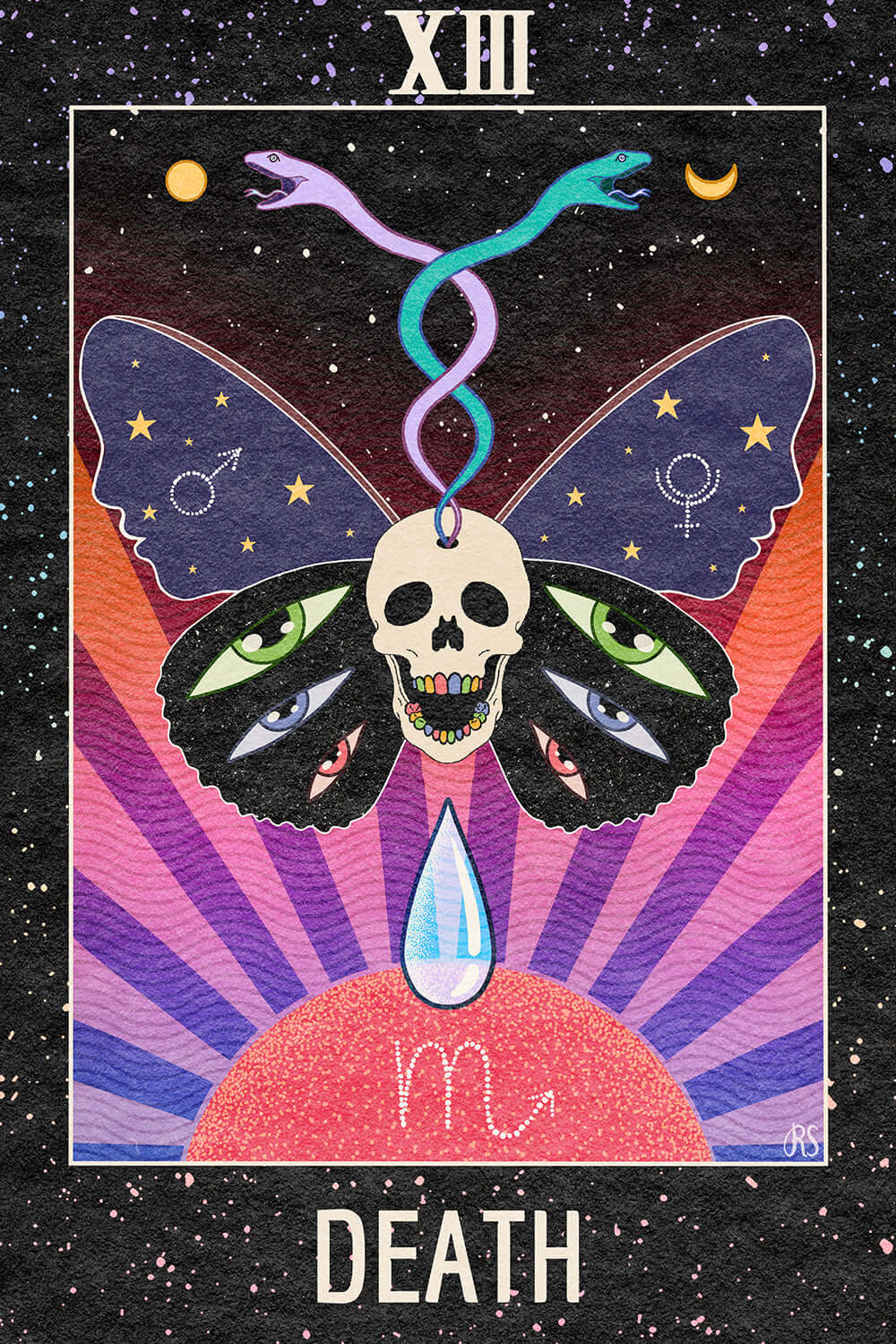 ‘Death’ Tarot Art Print