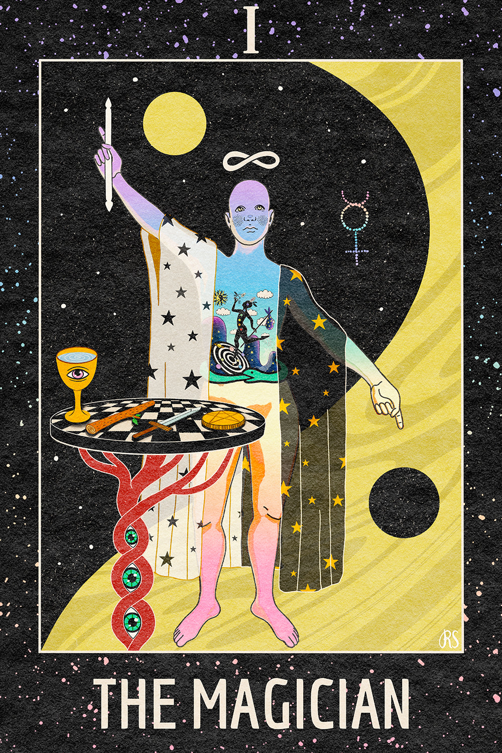 'The Magician' Tarot Art Print