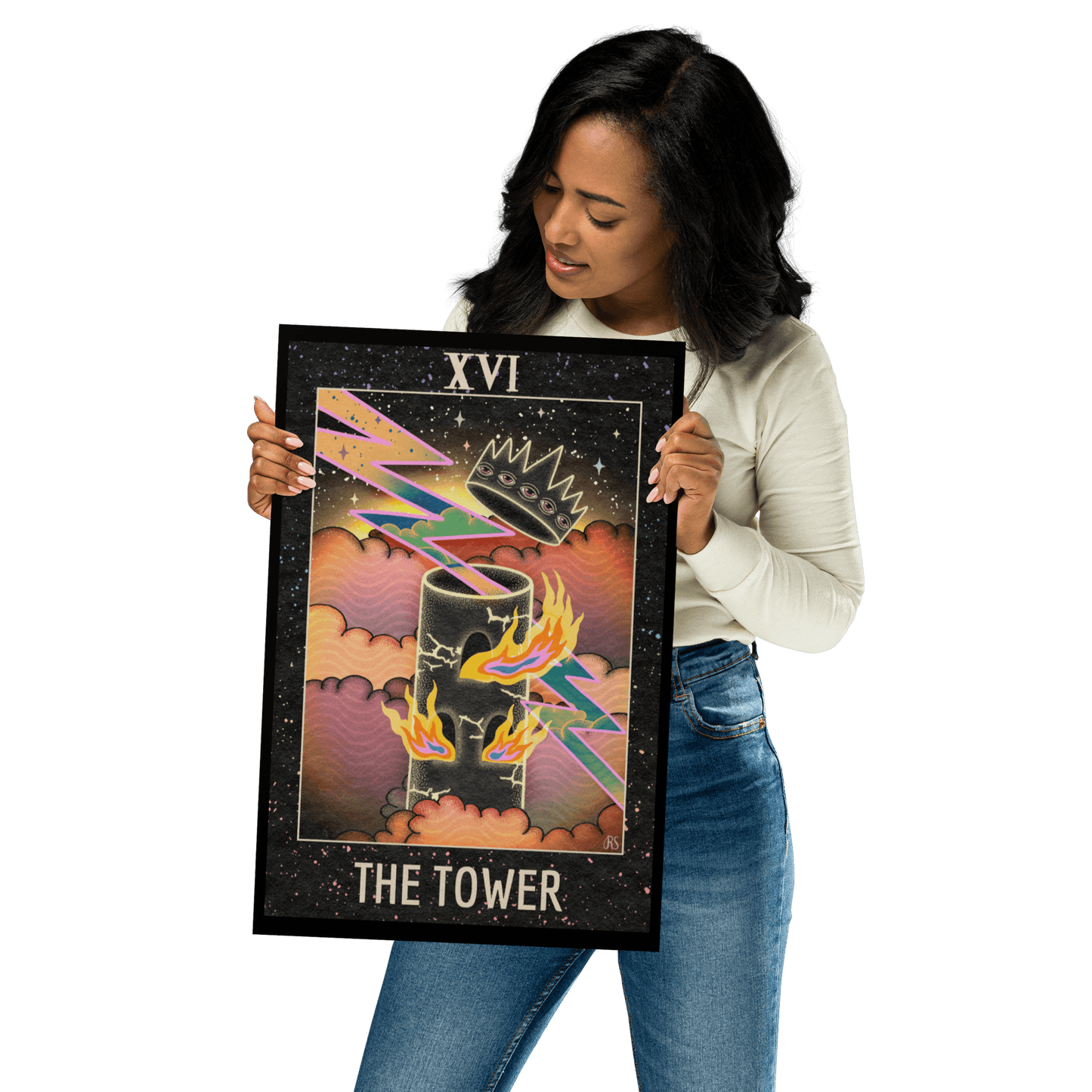 ‘The Tower’ Tarot Art Print