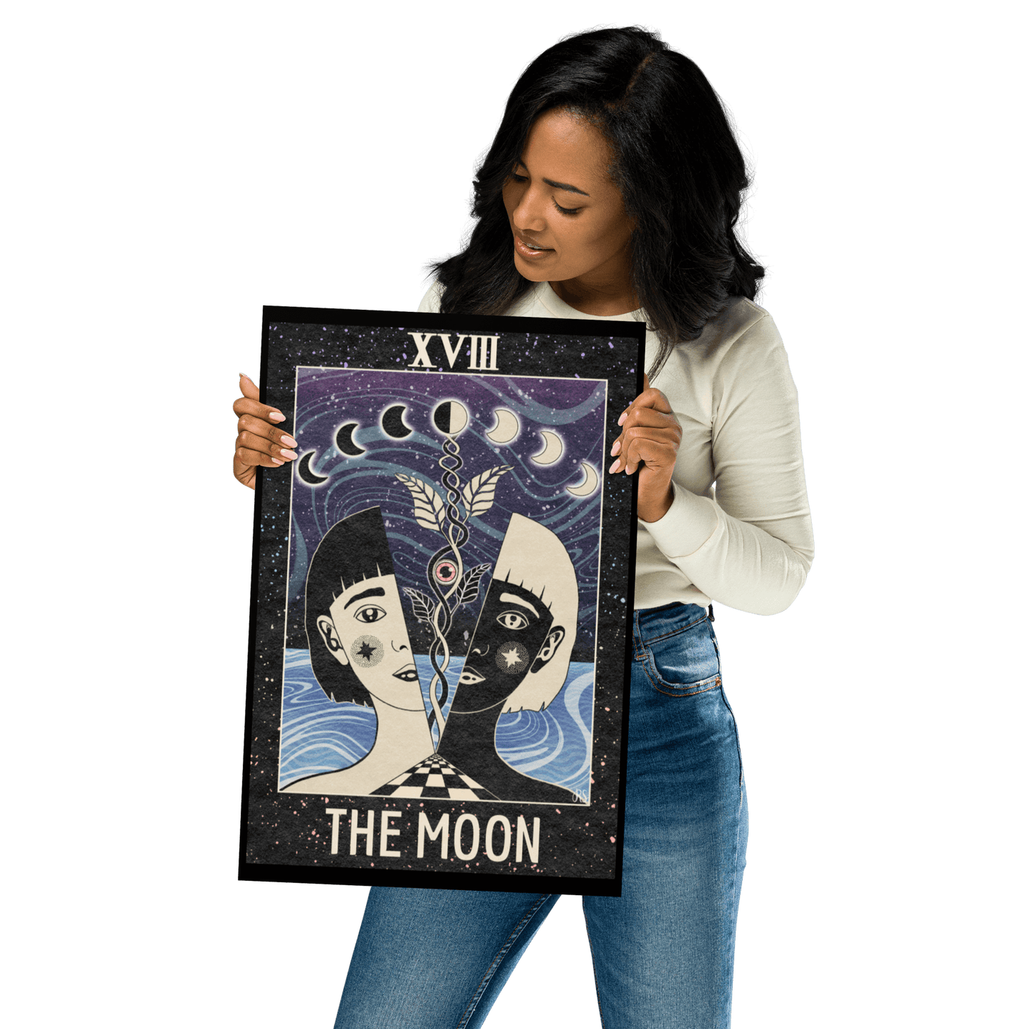 'The Moon' Tarot Art Print