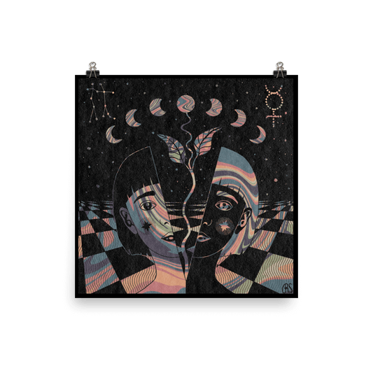 'Moon In Gemini' Art Print