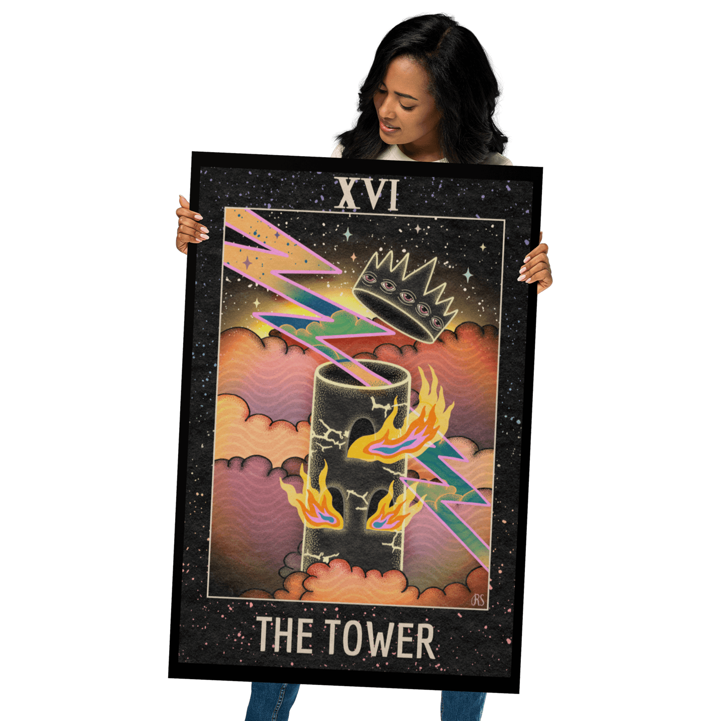 ‘The Tower’ Tarot Art Print