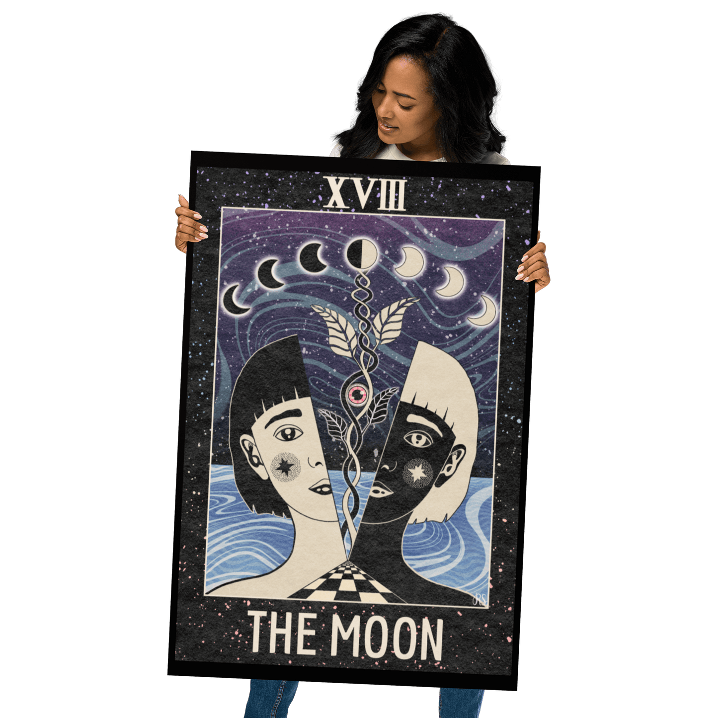 'The Moon' Tarot Art Print