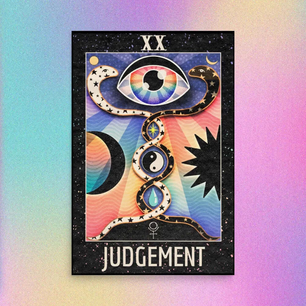 ‘Judgement’ Tarot Art Print 2023 Worldwide Shipping