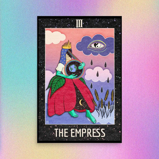‘The Empress’ Tarot Art Print 2023 Worldwide Shipping