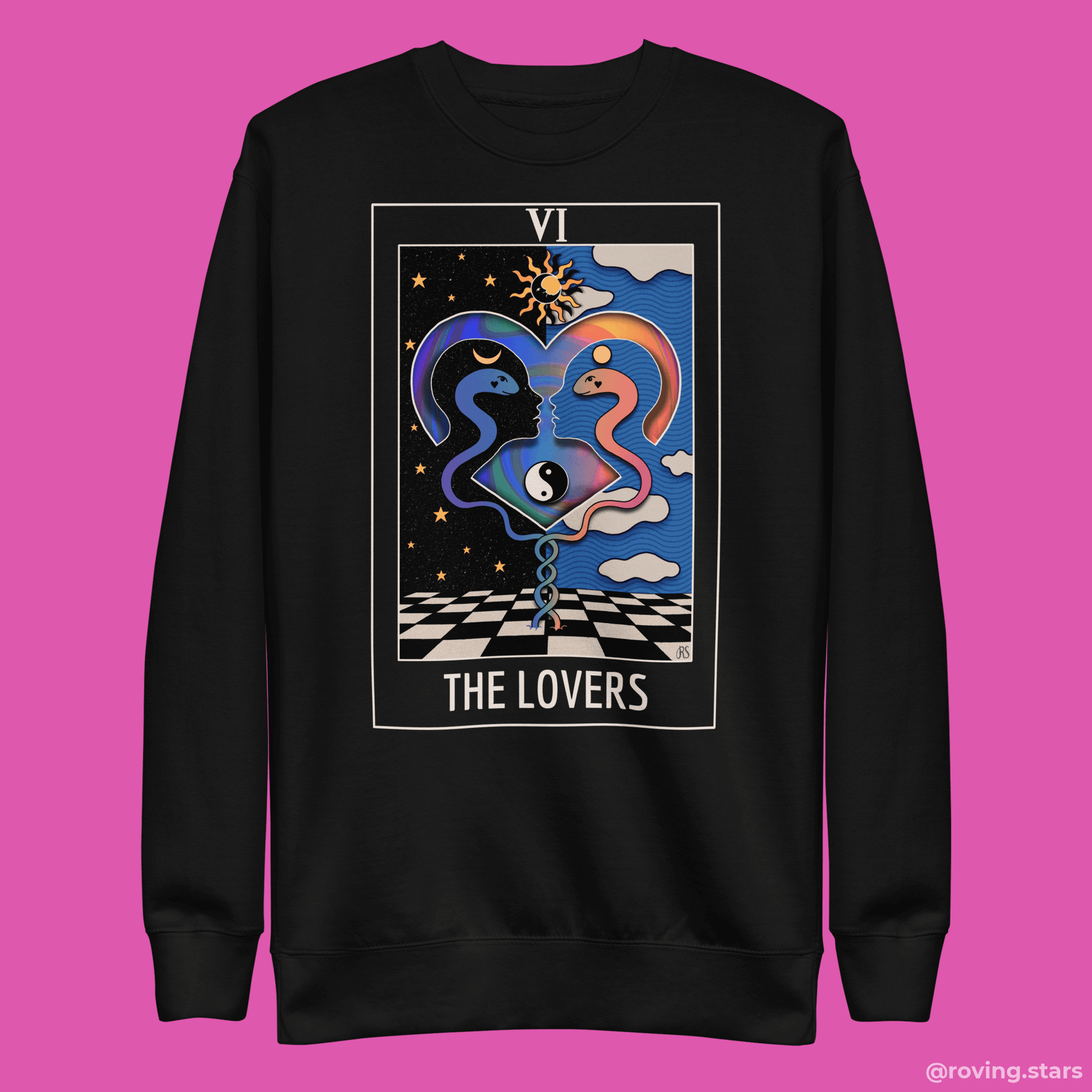 ’The Lovers’ Cotton Blend Unisex Sweatshirt 2023 Worldwide