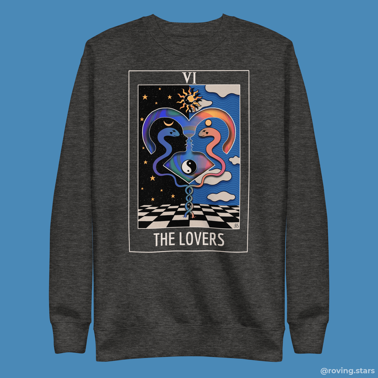 ’The Lovers’ Cotton Blend Unisex Sweatshirt 2023 Worldwide