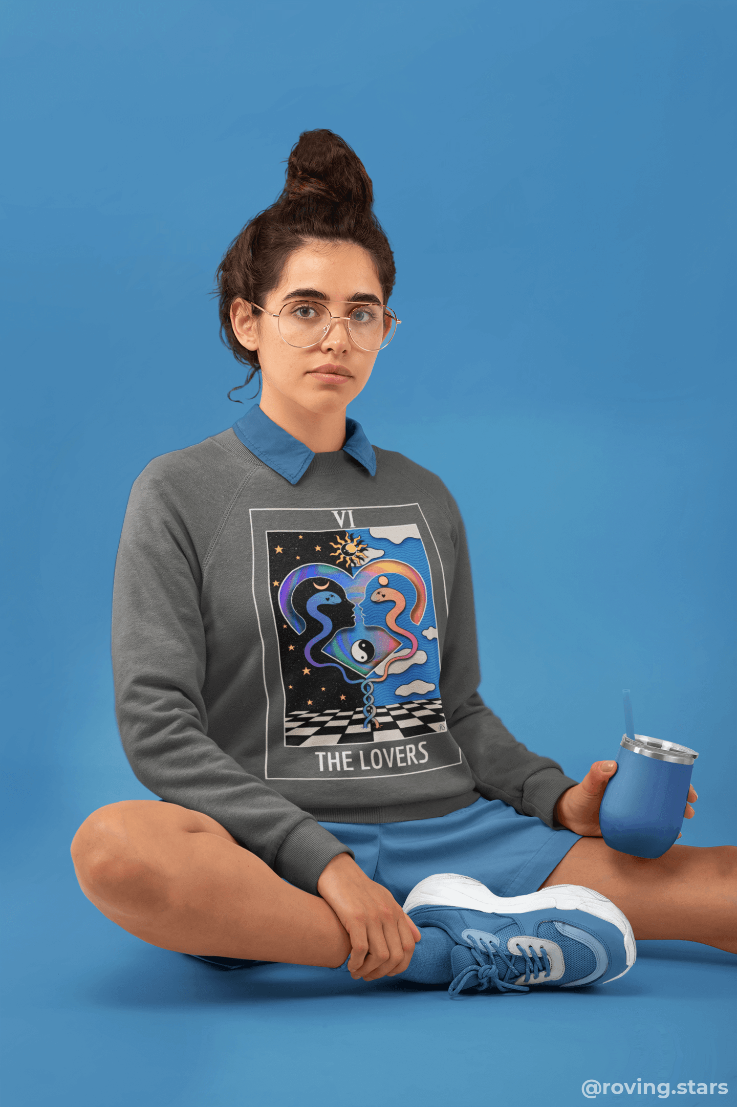 ’The Lovers’ Cotton Blend Unisex Sweatshirt 2023 Worldwide