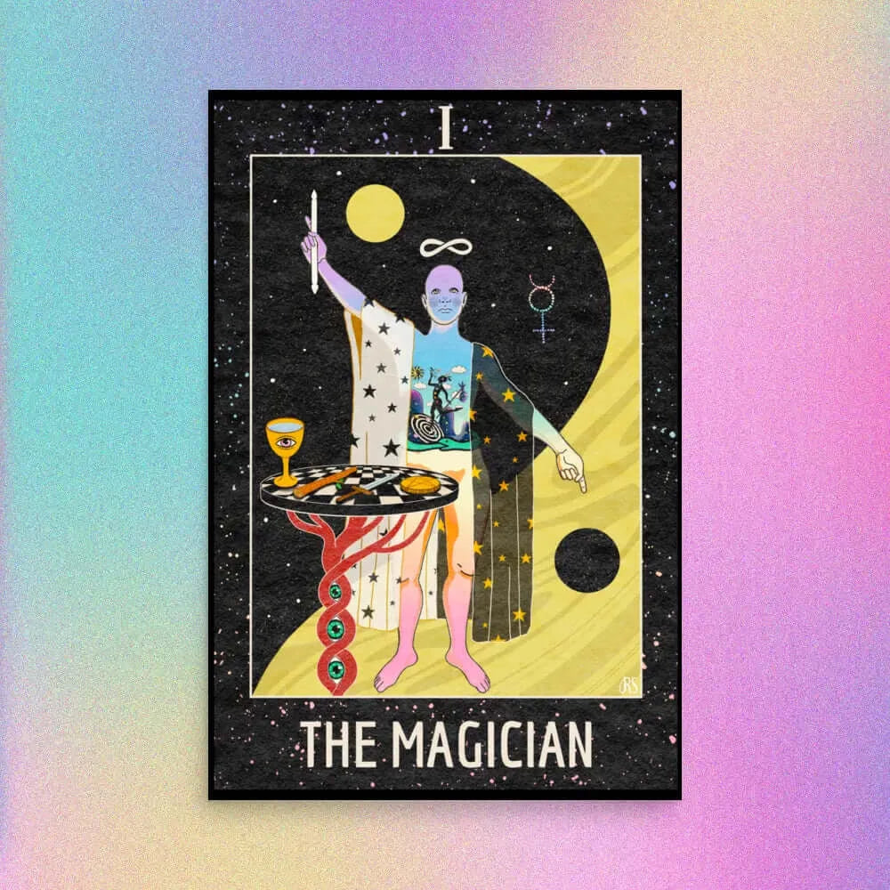 ’The Magician’ Tarot Art Print 2023 Worldwide Shipping