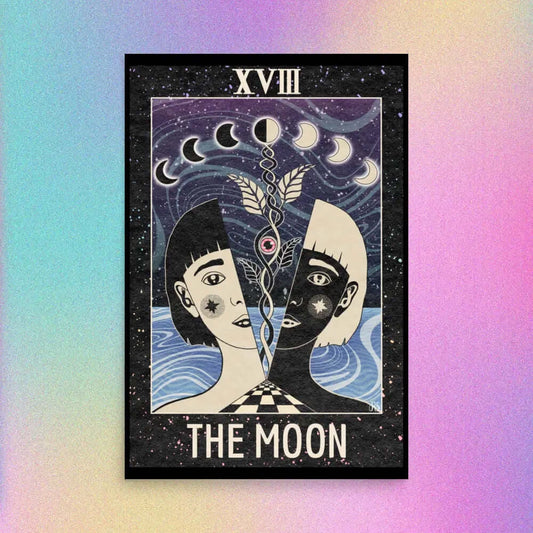 ’The Moon’ Tarot Art Print 2023 Worldwide Shipping