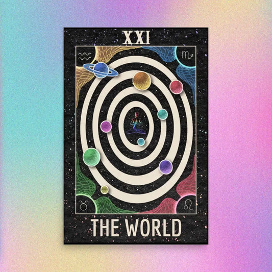 ‘The World’ Tarot Art Print 2023 Worldwide Shipping